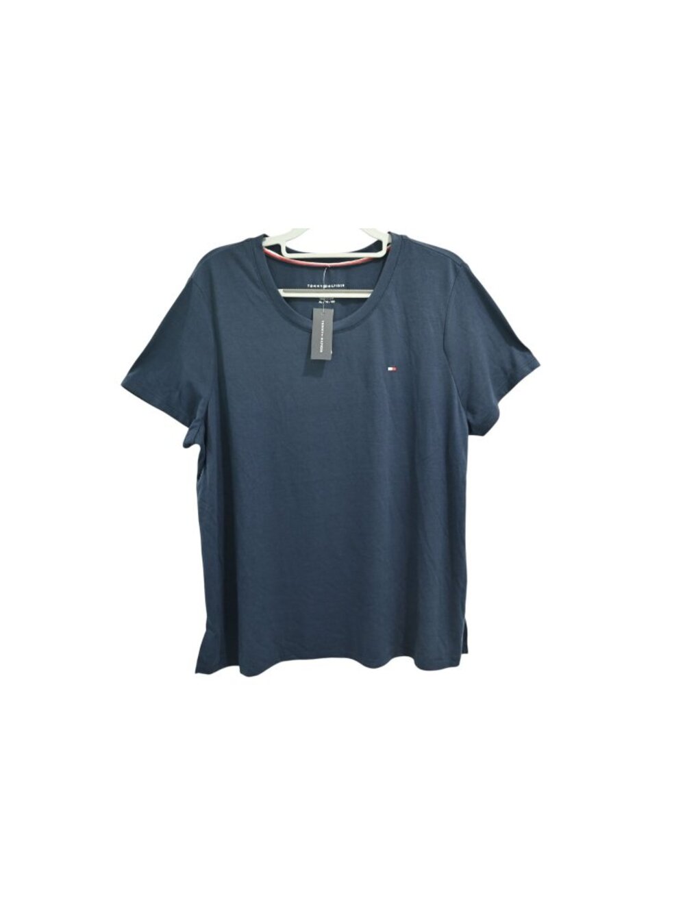 NWT Tommy Hilfiger Lounge Top Short Sleeve Sz XL Navy Blue Sleepwear T-Shirt